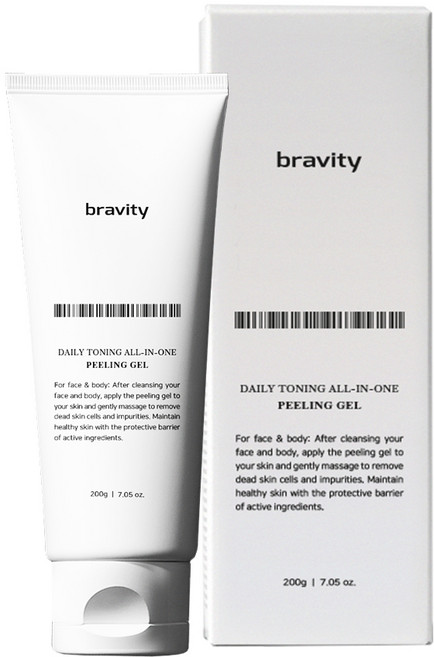 브래비티 데일리 토닝 올인원 필링젤 [피부 저자극 테스트 완료 용량 UP], 200g, 1개