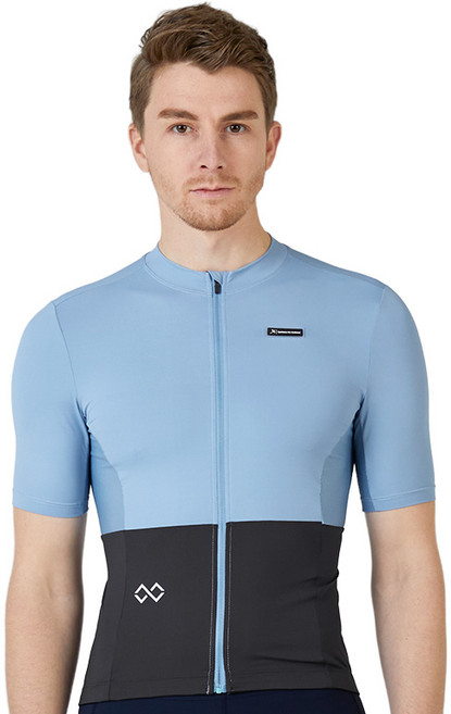 기어엑스 싸이클웨어C 반팔라운드 04-1 남성 스카이블루차콜