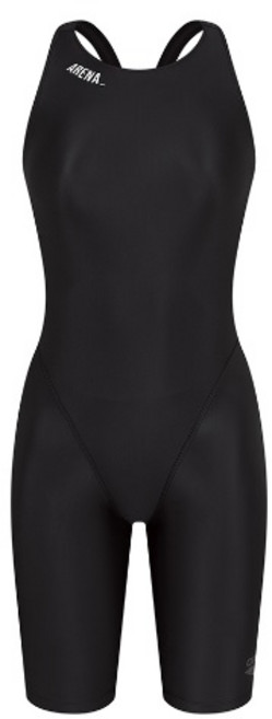 아레나 [NC수원터미널점] "누드레이서 사용~!" 라운딩 선수 4부 반신 레이서백 여성수영복 A4FL1CE02BLK