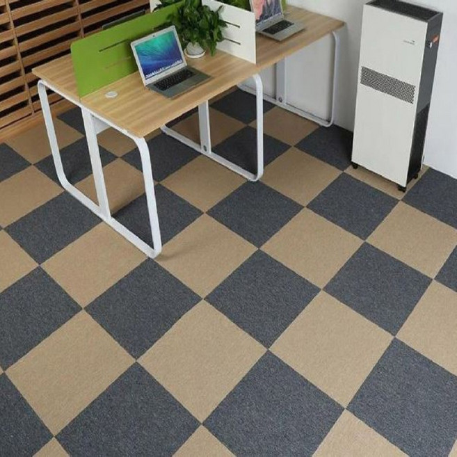 타일카페트 방음 논슬립 사무실 현관 조각 매트 방염 셀프 시공 러그 컬러