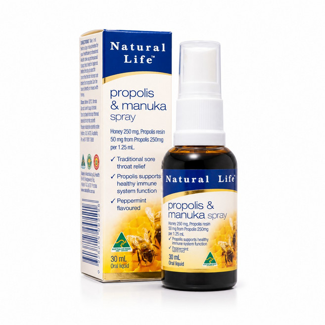 Natural Life 麥盧卡蜂膠噴劑 30ML, 1個, 30L