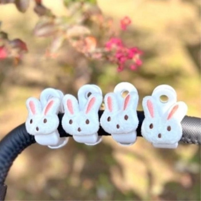 기타 [마이모노샵] 유모차 블랭킷 담요 흘러내림방지 토끼 집게 클립, 상품선택/토끼집게