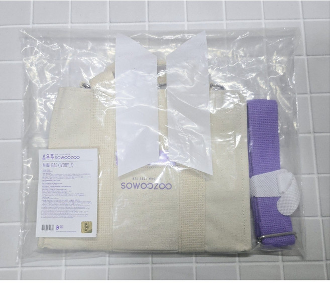 방탄소년단 소우주 미니백 풀셋 포토카드 포함 bts sowoozoo mini bag set