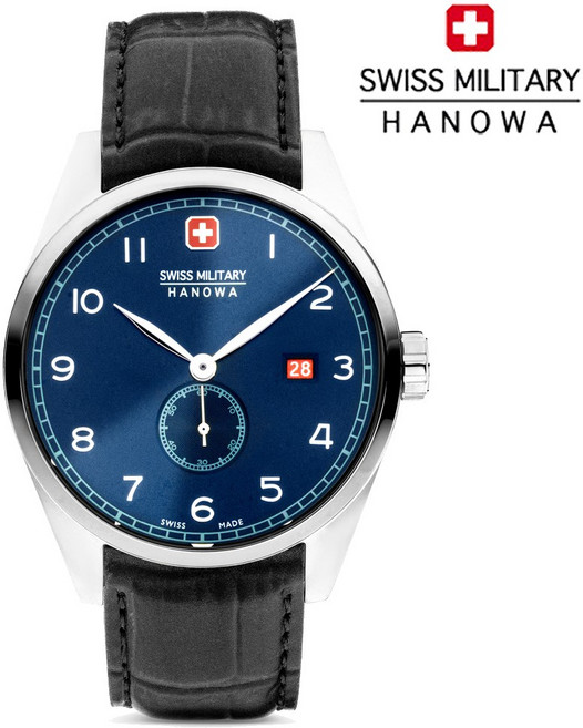 스위스밀리터리 하노와 100M 방수 남성 손목시계 SMWGB0000701 SWISS MADE