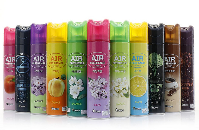 산도깨비 공기청향제 300ml 스프레이형 방향제 실내 공기를 상쾌하게, 1개, 모과