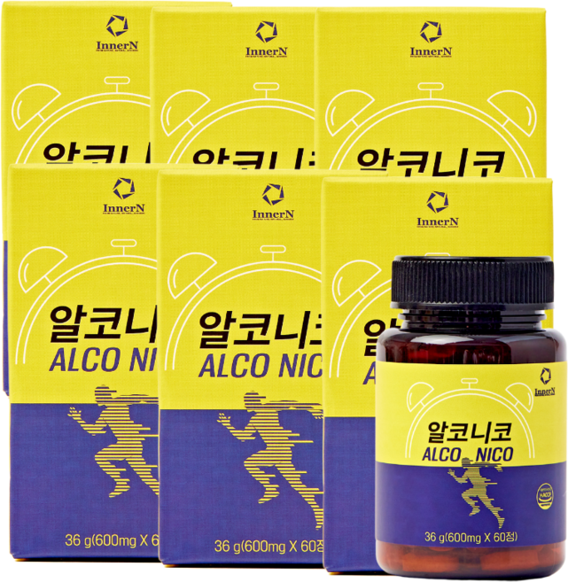 알코니코 AN-1000B[고함량 45%함유] 퀘르세틴, 6개, 60정