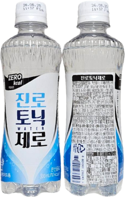 하이트진로 제로 토닉워터 300ml, 6개
