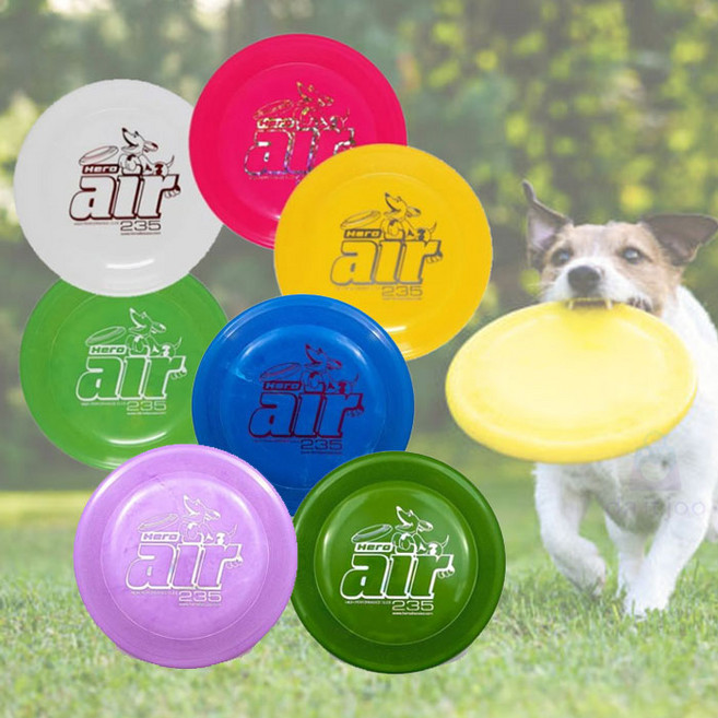 히어로디스크 프리스비 강아지 대회용 원반 AIR235, 핑크, 1개