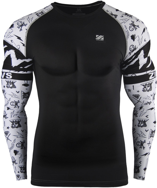 지프라브 남성용 언더레이어 상의 래쉬가드 ZCDS-39