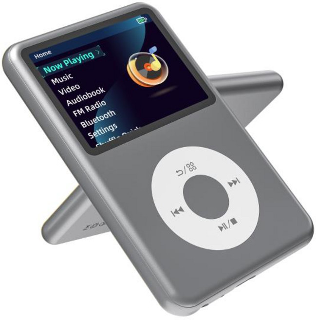 INNIOASIS Y1 Mp3 음악 플레이어 블루투스 기능 포함 아이팟 클래식 터치 워크맨 휴대용 액세서리64GB, 01 Metallic Silver