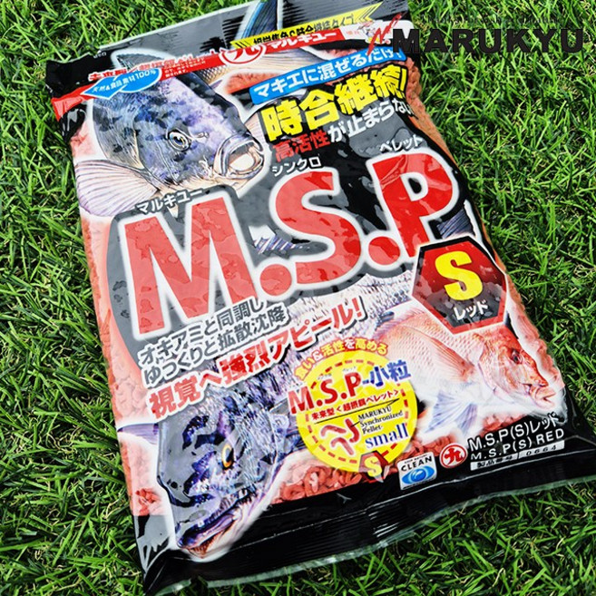 마루큐 M.S.P (S) 블랜딩 미끼 펠렛 감성돔 참돔 집어제 270g, 1개