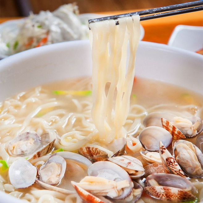 한일식품 본고장 시원한 바지락 칼국수 2인, 427.6g, 4개