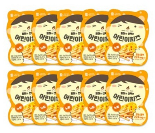 맛있는풍경 엄마가 선택한 치즈스틱, 노랑, 90개, 20g