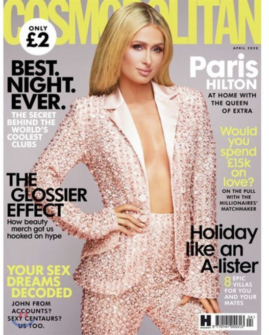 Cosmopolitan UK (월간) : 2020년 04월 : 패리스 힐튼 커버