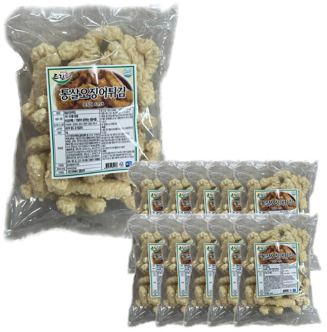 씨밀레 드림애 통살오징어튀김 1kg 1박스 10개입, 10개