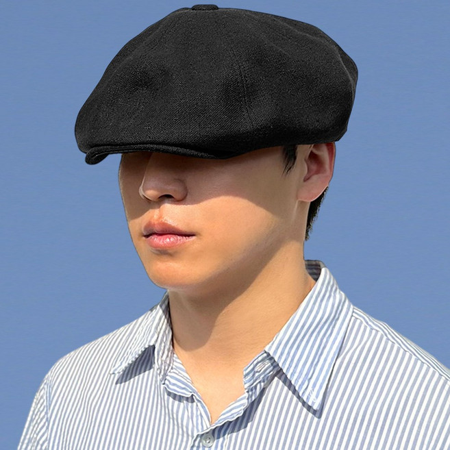 61cm 빅사이즈 린넨 뉴스보이캡 빵모자 대두 남자 여자 여름 팔각모 마도로스
