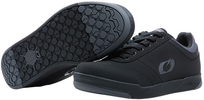 오닐 펌프스 3계절용 MTB 및 미니벨로 평페달용 자전거 신발, 블랙그레이, 270, 43