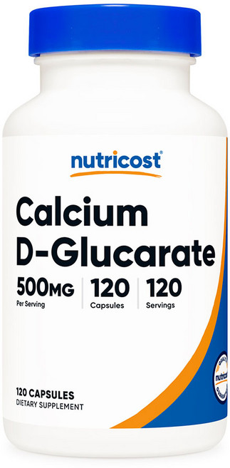 뉴트리코스트 칼슘 D-글루카레이트 500mg 120캡슐 1병, 1개, 120정
