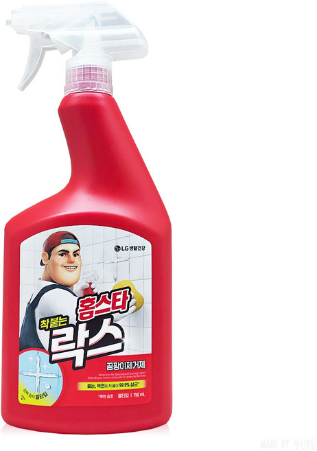 홈스타 착 붙는 락스 스프레이, 750ml, 10개