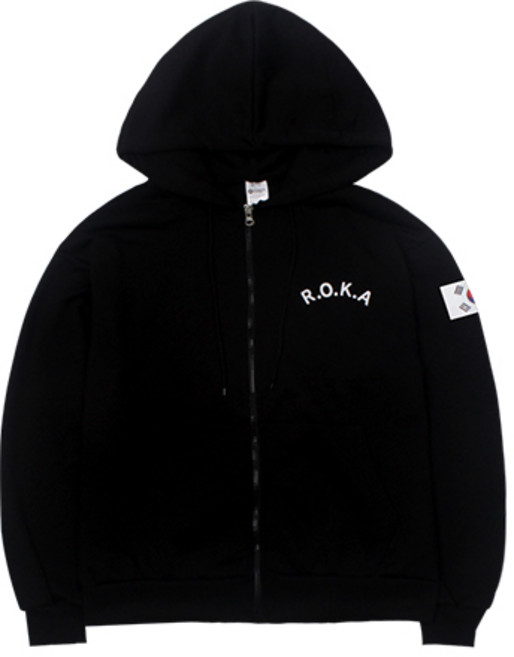 국산 특양면 ROKA 로카 후드집업 (5color) - 남여공용 커플 군인 로카티