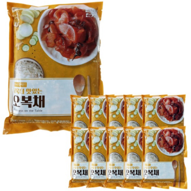 반찬단지 오복채, 1kg, 10개