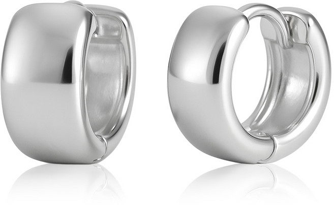 ARIN [MINI] 고중량 실버925 볼드 미니 원터치 귀걸이 (3 size) AOB001