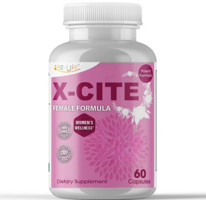 HUMAKEllc X-Cite 여성호르몬 종합 비타민 에너지 보충제, 1개, 60정 - 쿠팡