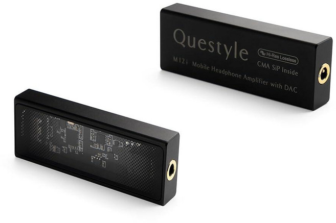 Questyle M12i HiFi 헤드폰 앰프 MFI 인증 휴대용 USB DAC 미니 오디오 3.5mm 출력 PCM 768kHzDSD512 지원 스마트폰PC노트북용 고해상도 무