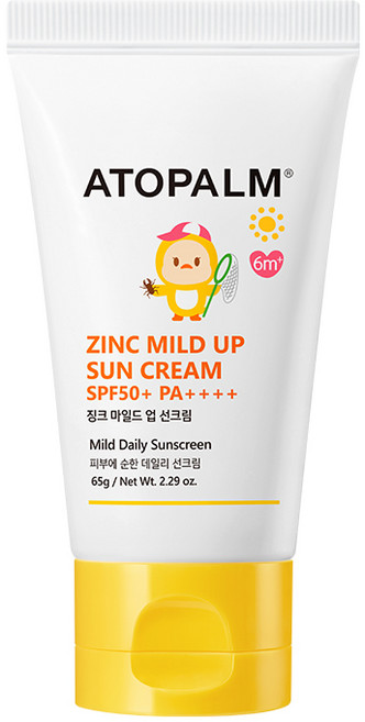 아토팜 징크 마일드 업 선크림 SPF50+ PA++++, 65g, 1개