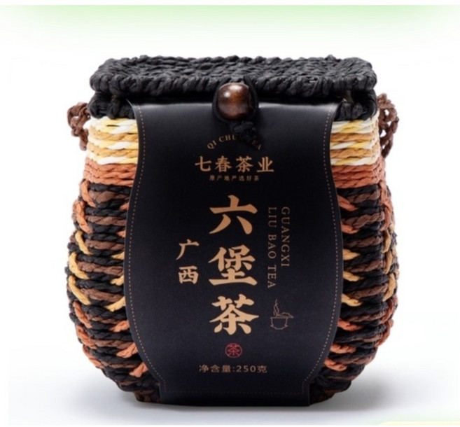 2016 육보차 흑차 250g 숙차 광시 오주, 500g 대용량 (250g 2개 구성), 2개, 1개입