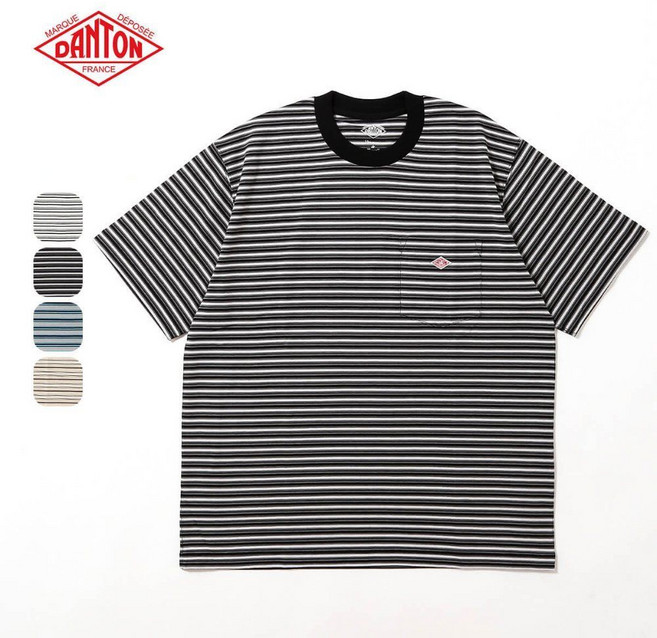 단톤 티셔츠 반팔 티 스트라이프 기본 데일리 남자