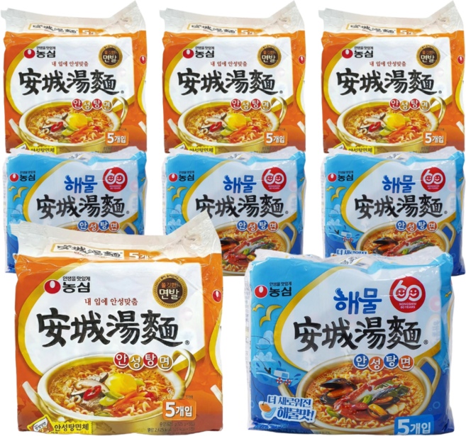 안성탕면 세트 안성탕면20 + 해물안성탕면20