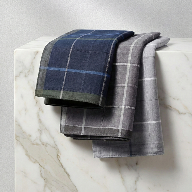 벨포드 남자 손수건 순면