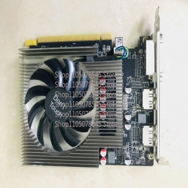 후지쯔 RX550 2G GDDR5 듀얼 DP 인터페이스 4K 파워프리 그래픽 카드