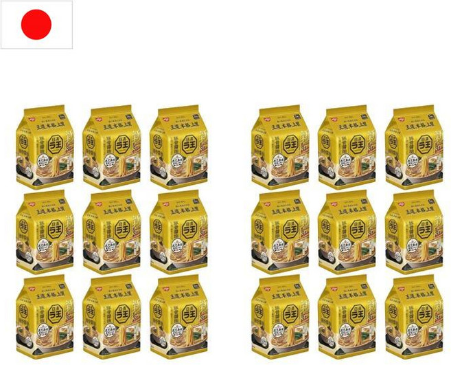 일본 닛신 라오 라왕 돈코츠 쇼유 간장 라면 총 300g 3개입 18개 nissin 니신 라멘