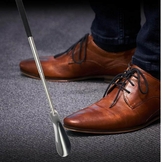 지니홀딩스 1+1 3단 길이조절 구두주걱 스텐 신발주걱, 2개