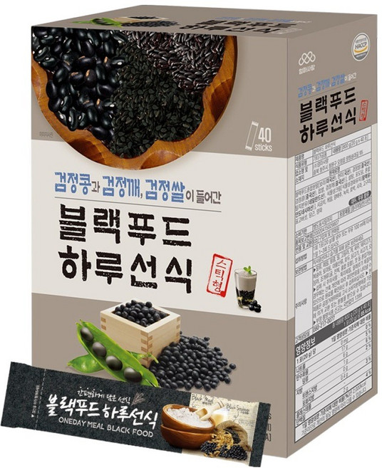 엄마사랑 스틱형 블랙푸드 하루선식, 2개, 800g