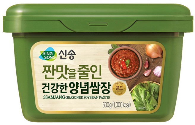 신송 짠맛을 줄인 건강한 양념쌈장, 500g, 10개