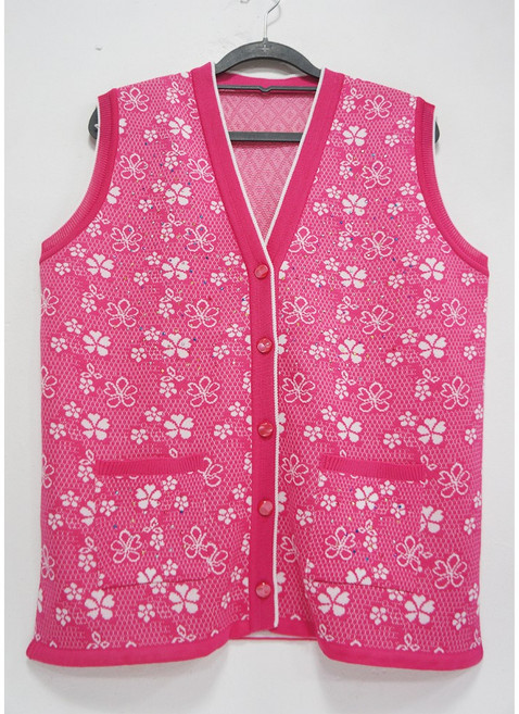 형제상회 할머니조끼 할머니옷 단추 니트 춘추 국산 요양원 80대 90대 0026SF02