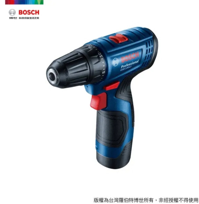 博世 Bosch Professional GSR 120-LI 電動起子機, 1個