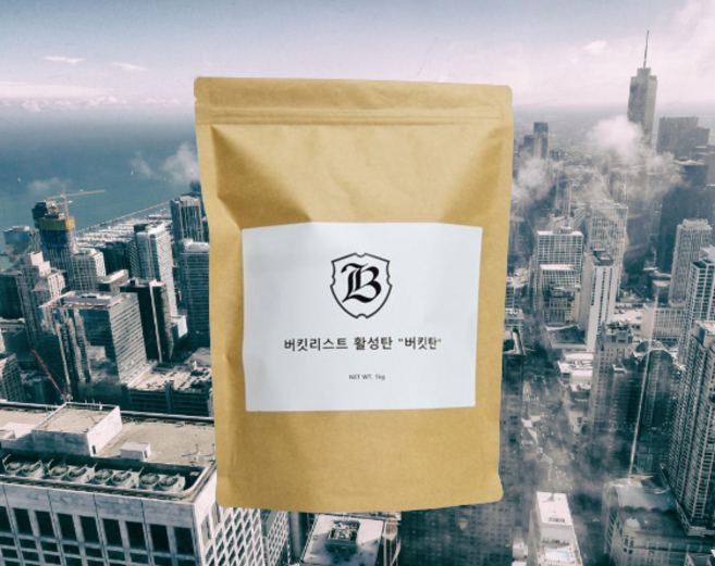 버킷리스트 활성탄 버킷탄 5kg 야자 활성탄 새집증후군 냄새제거 탈취 배변냄새, 1개