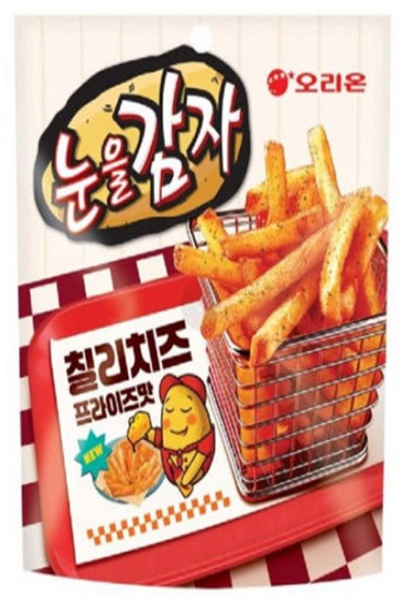생감자스틱에 칠리양념과 치즈가루를 더한 눈을감자 칠리치즈 프라이즈맛, 96g, 5개