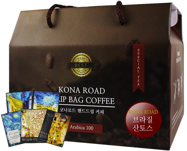 드립커피 브라질 산토스 NY2 굿컵 드립백 10gX36개입, 1개, 36개입, 카페인, 10g, 10g