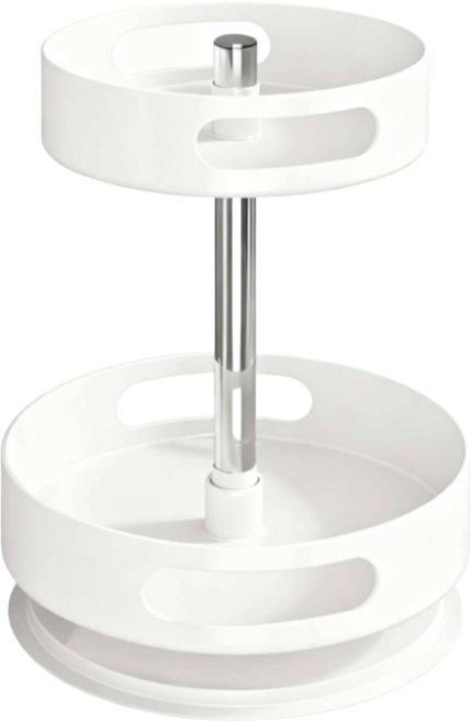 SHYP 다용도 360도 회전 소스통 정리대 양념 정리, 1개, 화이트