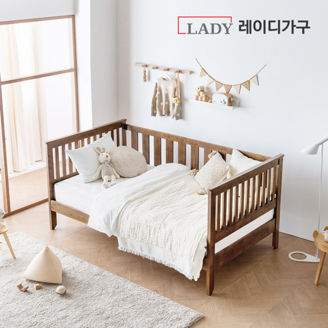 레이디가구 스칸딕 데일리 원목침대 데이베드 DB_포켓21_SS, 그레이