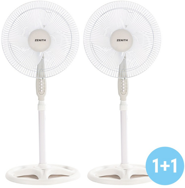 제니스 스탠드형 16인치 선풍기 1+1 여름 초특가