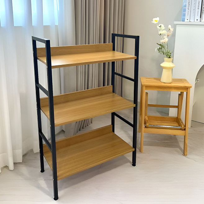 온리원스토어 프리미엄 다용도 나무 수반선반 3단 4단 5단선반 2colors본품, 화이트