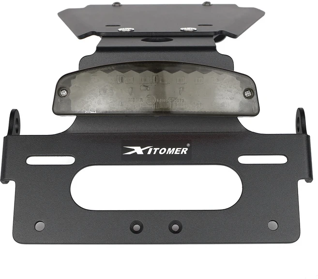 오토바이 번호판 홀더 브래킷 Triumph 수냉식 Bonneville T100 & 리어 테일 깔끔한 제거기 키트에 적합, 01 CHINA, 05 GRAY Without tail