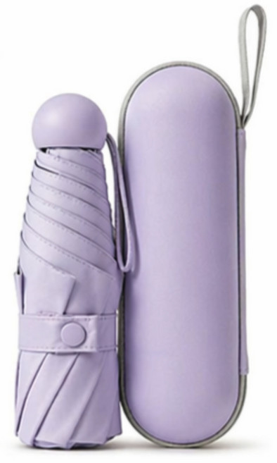 Homemore 더 작아진 티니 UV차단 3단 미니 우산 양산 겸용 케이스포함