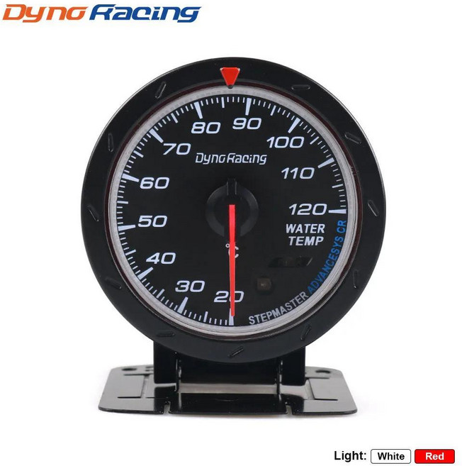 디지털 자동차 터보 부스트 게이지 진공 물 오일 가스 온도 타치 전압 프레스 블루 LED 디스플레이 미터 2, 05 Water Temp Gauge
